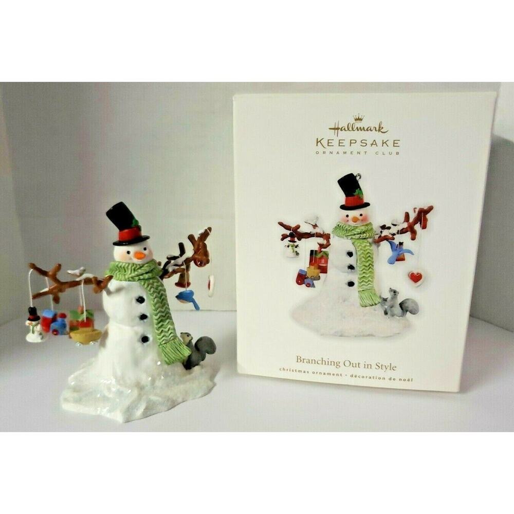 Hallmark 2010 Christmas Ornament Membership Branching Out in Style U3